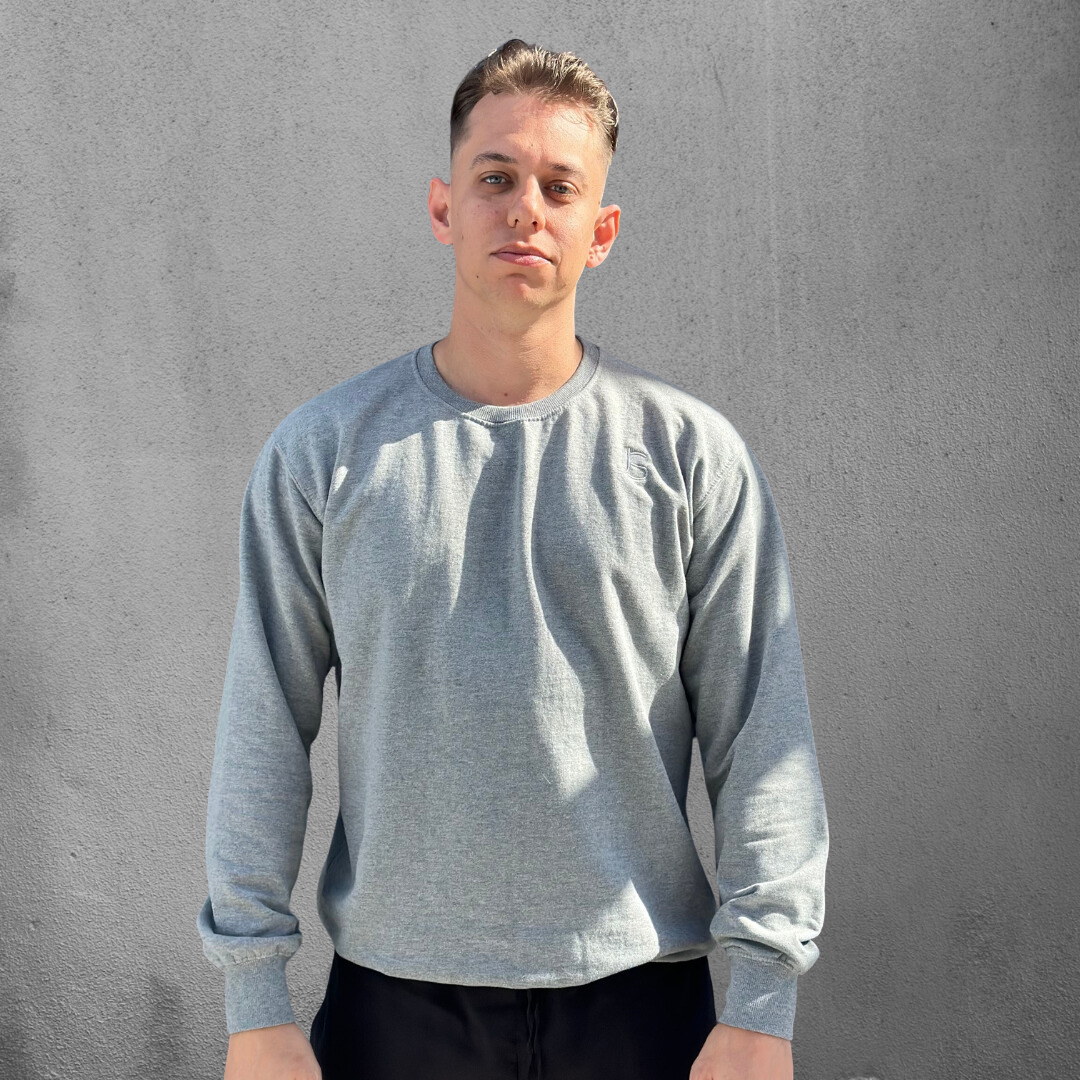 Grey Crewneck Men's