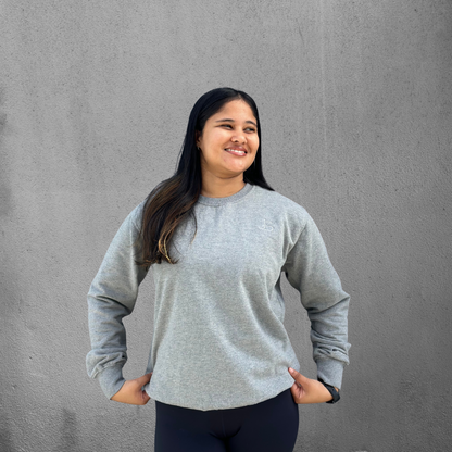 Grey Crewneck Women's